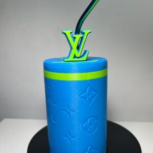 Louis Vuitton-Inspired 330ml (12oz) Can Holder – Premium 3D Printed Drink Cooler